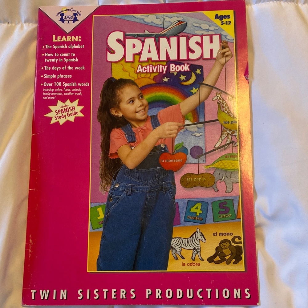 Spanish Activity Book for Kids